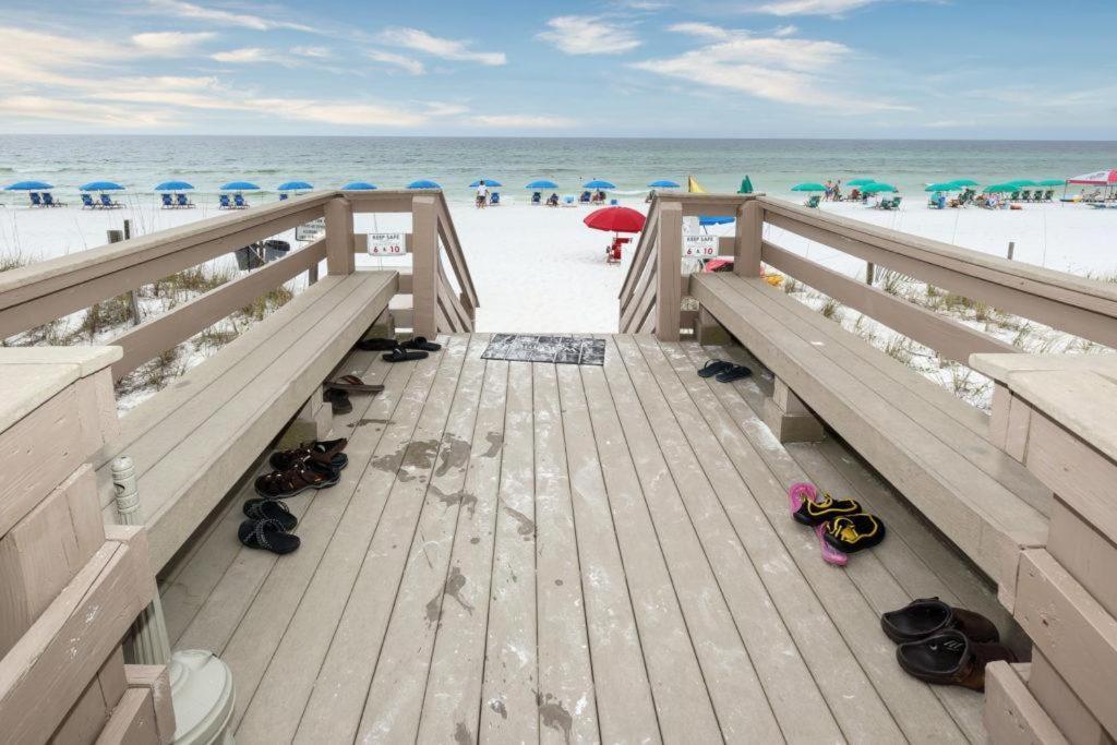 Nautilus 2408 Gulf View 2 Bedroom 4Th Floor Free Beach Service 沃尔顿堡滩 外观 照片