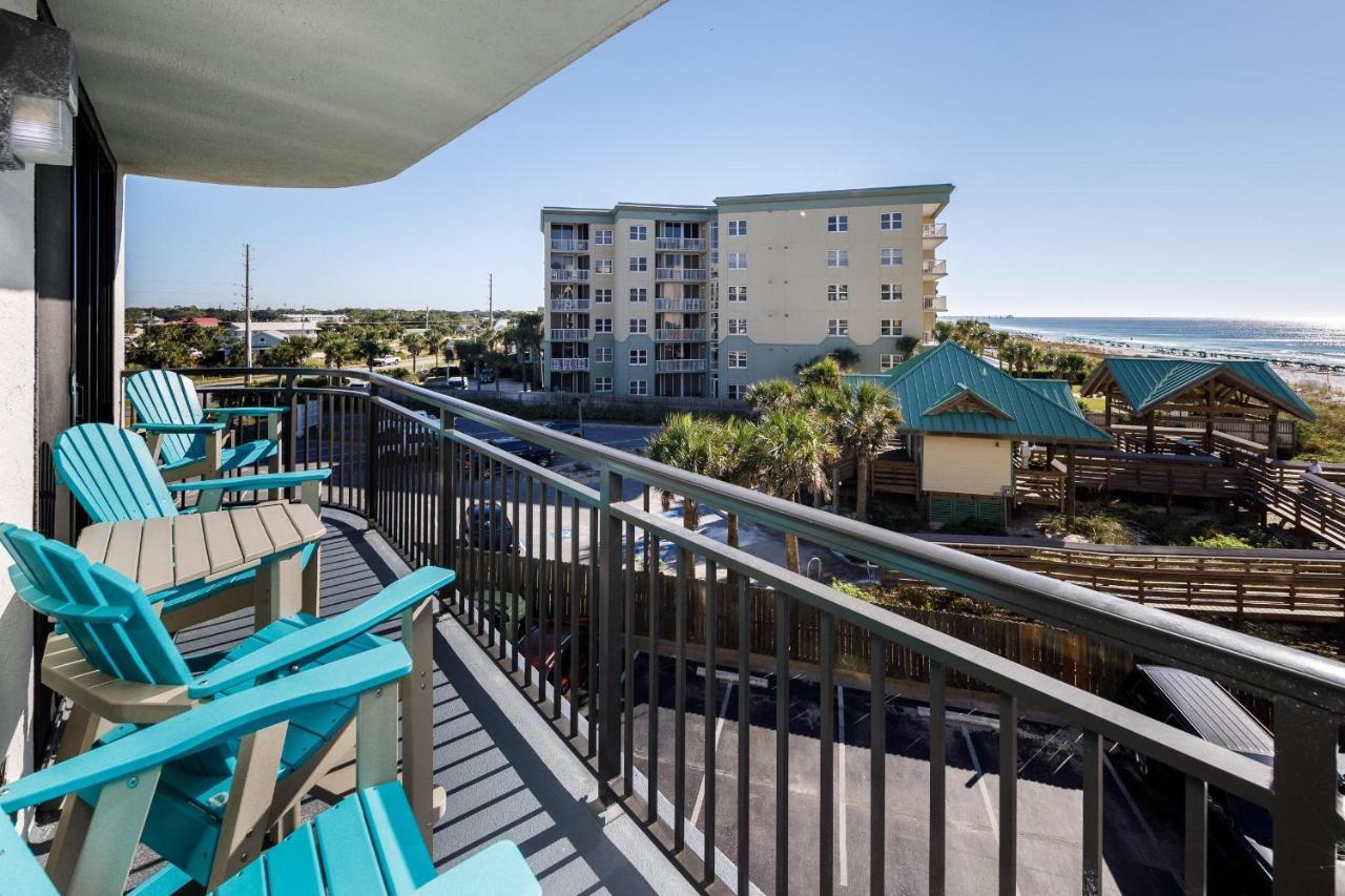 Nautilus 2408 Gulf View 2 Bedroom 4Th Floor Free Beach Service 沃尔顿堡滩 外观 照片
