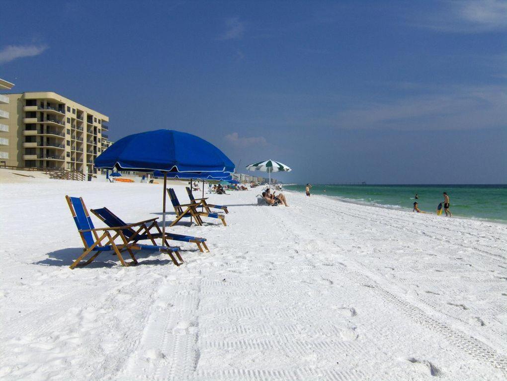 Nautilus 2408 Gulf View 2 Bedroom 4Th Floor Free Beach Service 沃尔顿堡滩 外观 照片